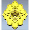 Mascaron Lily Rosette - STL 3D model for CNC milling