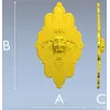 Mascaron Lily Rosette - STL 3D model for CNC milling