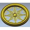 Aurelia Rosette - ornate round STL 3D model for CNC