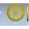 Aurelia Rosette - ornate round STL 3D model for CNC