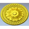 Classical Floral Rosette STL for CNC
