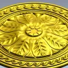 Classical Floral Rosette STL for CNC