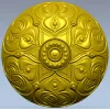 Decorative Acanthus Rosette STL for CNC