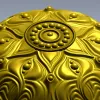 Decorative Acanthus Rosette STL for CNC