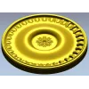 Classic Round Rosette STL for CNC Milling