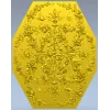 Восьмиугольная резная розетка - декоративная 3D модель STL для ЧПУ