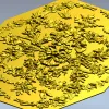 Восьмиугольная резная розетка - декоративная 3D модель STL для ЧПУ