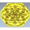 Восьмиугольная резная розетка - декоративная 3D модель STL для ЧПУ