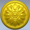 Sun Rosette STL for CNC Carving