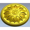 Sun Rosette STL for CNC Carving