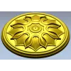 Sun Rosette STL for CNC Carving