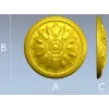 Sun Rosette STL for CNC Carving
