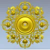Baroque Floral Rosette - STL 3D Model for CNC