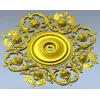 Baroque Floral Rosette - STL 3D Model for CNC