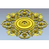 Baroque Floral Rosette - STL 3D Model for CNC