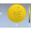Aureate Monkey Rosette - STL 3D model for CNC milling