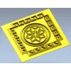 Athenian Rosette - STL 3D model for CNC routing