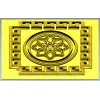 Athenian Rosette - STL 3D model for CNC routing