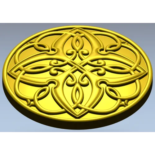 Розетка "Кельтский медальон" - 3D модель STL для ЧПУ