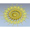 Sunburst Acanthus Rosette STL