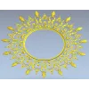 Ажурная розетка - stl модель для ЧПУ фрезеровки