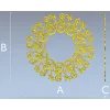 Ornamental Filigree Rosette STL for CNC