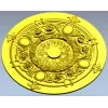 Regal Floral Rosette - ornate STL 3D model for CNC milling