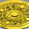 Regal Floral Rosette - ornate STL 3D model for CNC milling