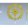 Классический круглый медальон для фрезеровки - stl модель