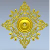Ажурная барочная розетка - 3D модель STL для ЧПУ