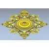 Ажурная барочная розетка - 3D модель STL для ЧПУ