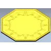 Octagonal Decorative Rosette - STL 3D Model for CNC