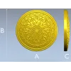 Орнаментальная круглая розетка - 3D STL для фрезеровки