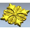 Розетка "Златолист" - 3D модель STL для ЧПУ