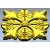 Розетка "Златолист" - 3D модель STL для ЧПУ