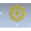Розетка в стиле акантового вензеля - 3D модель STL для ЧПУ