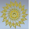 Розетка "Солнечный акант" - 3D модель STL для ЧПУ