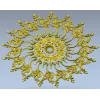 Розетка "Солнечный акант" - 3D модель STL для ЧПУ