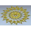 Розетка "Солнечный акант" - 3D модель STL для ЧПУ