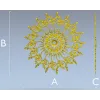 Розетка "Солнечный акант" - 3D модель STL для ЧПУ