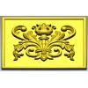 Флоренция - декоративная квадратная барочная розетка (STL)