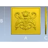 Флоренция - декоративная квадратная барочная розетка (STL)