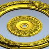 Классическая потолочная розетка - stl модель для ЧПУ
