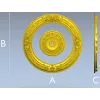 Классическая потолочная розетка - stl модель для ЧПУ