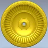 Классическая потолочная розетка - 3D модель STL для ЧПУ
