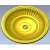 Классическая потолочная розетка - 3D модель STL для ЧПУ