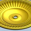 Классическая потолочная розетка - 3D модель STL для ЧПУ