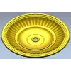 Классическая потолочная розетка - 3D модель STL для ЧПУ