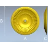 Классическая потолочная розетка - 3D модель STL для ЧПУ