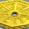 Восьмигранная резная розетка STL для ЧПУ